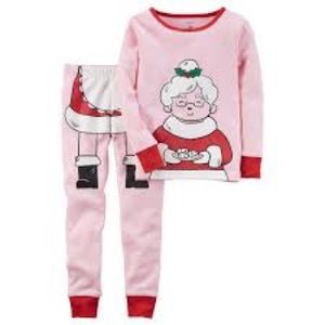 Carter’s 2pc Pajama Set -Mrs Claus Size 7 Kids